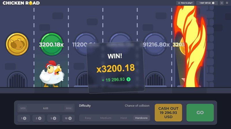Explorez chicken road demo